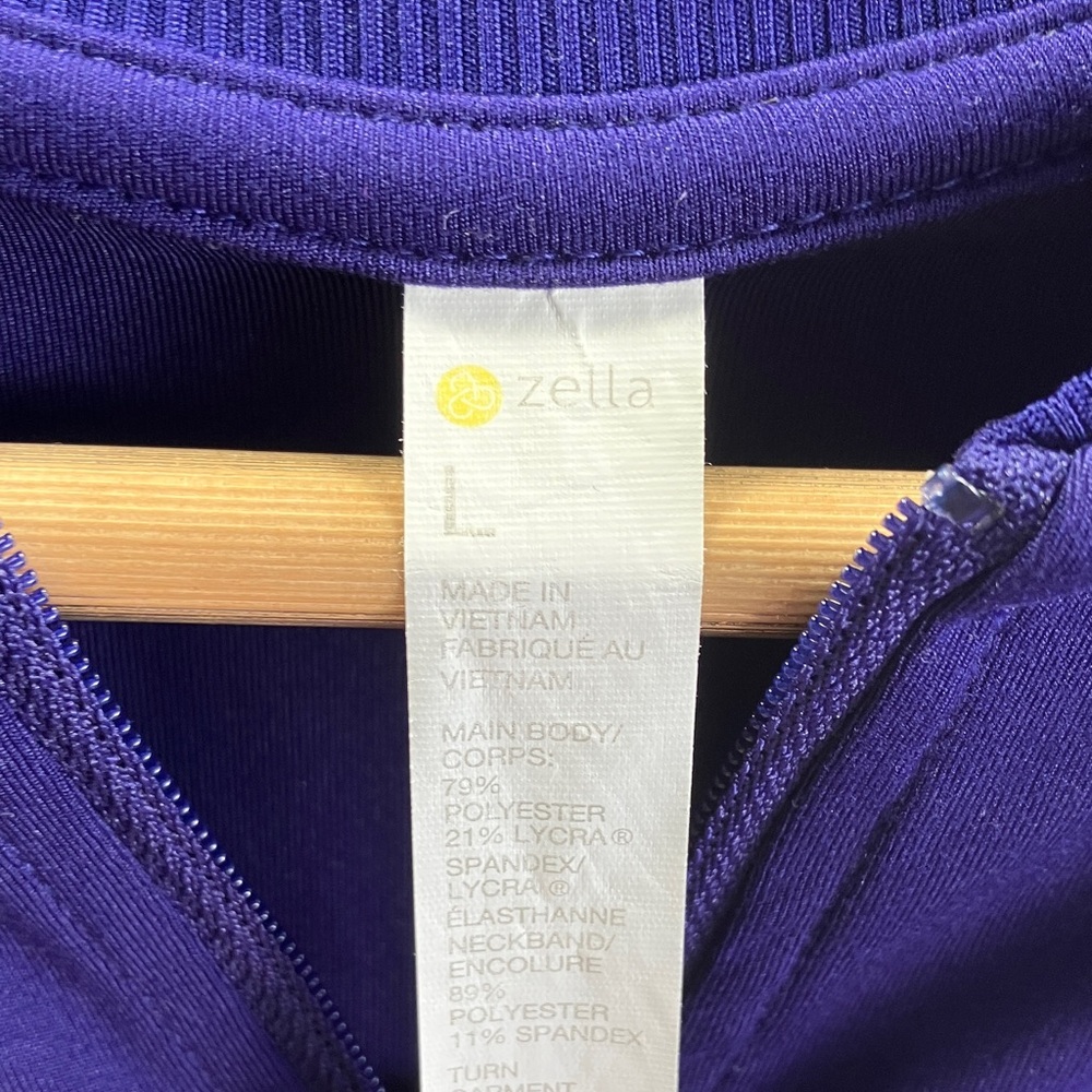 ZELLA Purple Sleeveless Dress with Pockets - Picture 5 of 7
